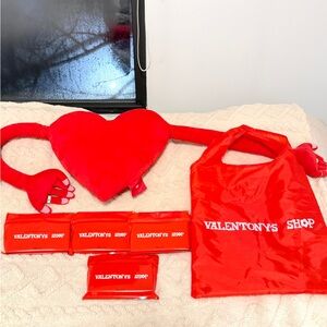 CJ Henry x Tony's Chocoloney Heart Hands Plush Pillow Soft Toy and Chocolate Set